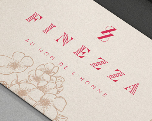 Finezza - Com un poisson - Graphic design