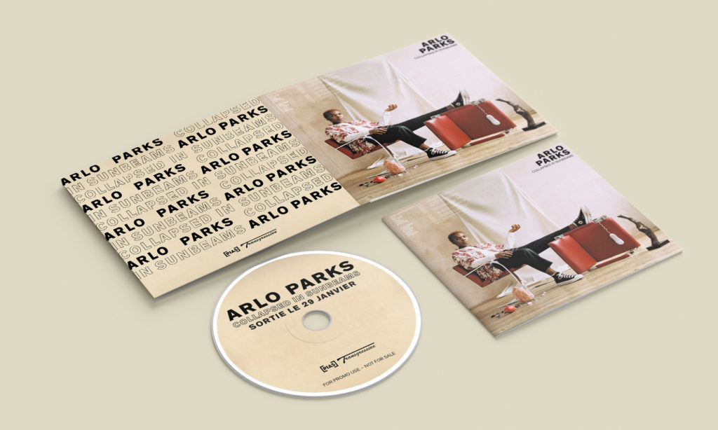 Arlo Parks - CD Promo - Com un poisson Design graphique