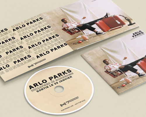 Arlo Parks - CD Promo - Com un poisson Design graphique