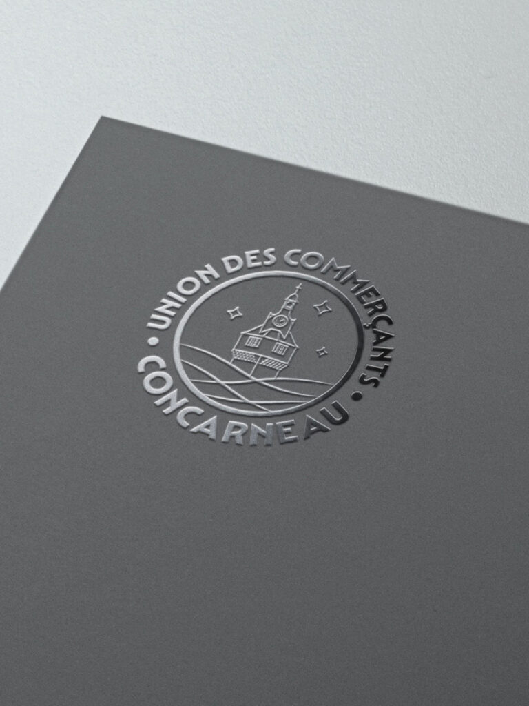 Logo - branding - Concarneau - UCC - Com un poisson - Graphiste Bretagne