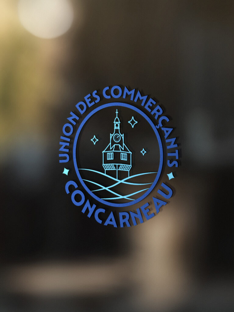 Logo - branding - Concarneau - UCC - Com un poisson - Graphiste Bretagne