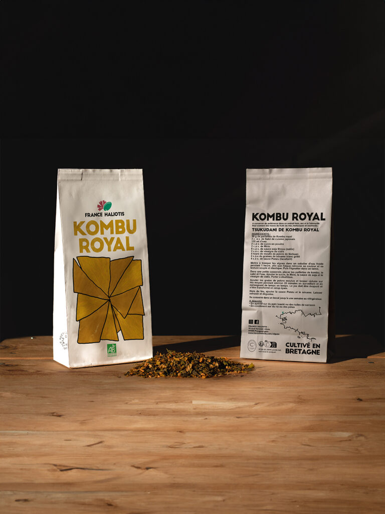 packaging France Haliotis algues bretagne Com un poisson graphiste